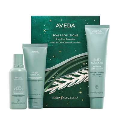 AVEDA SCALP SOLUTIONS EXFOLIATING ESSENTIALS(RUTINA PARA CUIDADO DE CUERO CABELLUDO)